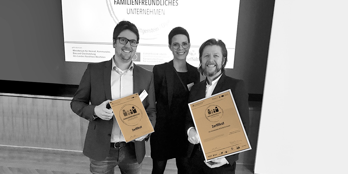 DWFB als „Familienfreundliches Unternehmen“ zertifiziert DWFB als „Familienfreundliches Unternehmen“ zertifiziert